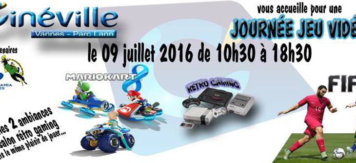 Cinéville Parc Lann Rue Aristide Boucicaut Vannes Jeux vidéo au Cinéville à Vannes - Samedi 9 juillet 2016 - Salons