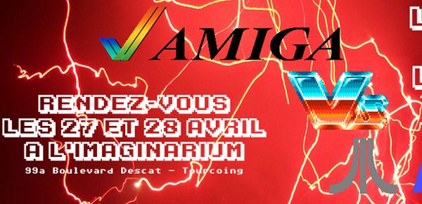 Affiche Amiga vs Atari