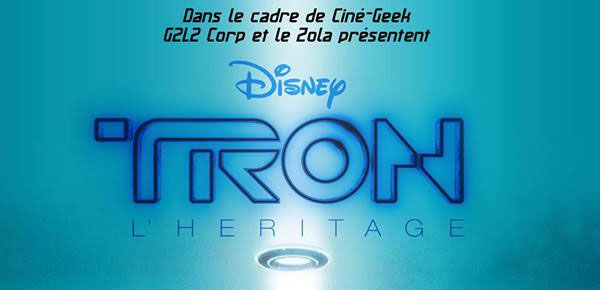 Affiche CinéGeek Villeurbanne - Tron l'héritage