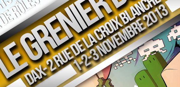 Affiche Le Grenier du Geek - Association Joue le Jeu Affiche Le Grenier du Geek - Association Joue le Jeu