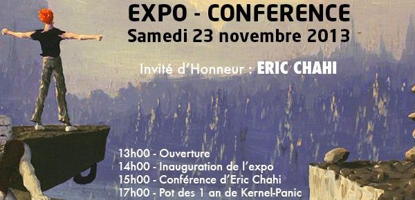 Affiche Eric Chahi - Expo et Conférence - JMJV 2013