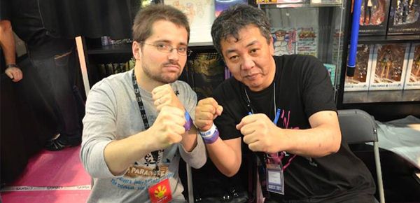 Affiche Yoshihisa Kishimoto et Florent Gorges en dédicace à Retrogame Shop