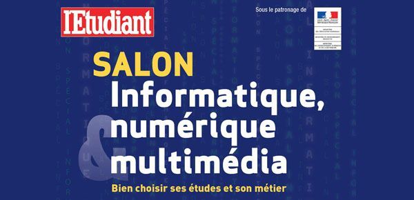 Affiche 7ème Salon de l'Etudiant Informatique, Numérique et Multimédia de Paris