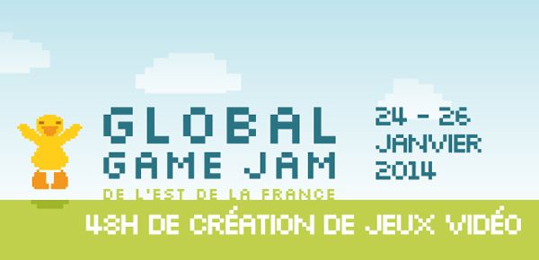 Affiche Global Game Jam de l'Est de la France