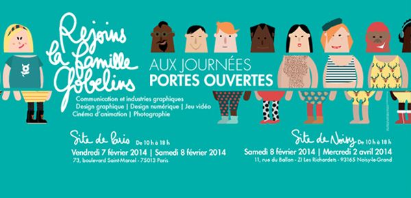 Affiche Découvrez Gobelins, l'école de l'image Affiche Découvrez Gobelins, l'école de l'image