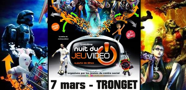 Affiche 3ème nuit du jeu vidéo