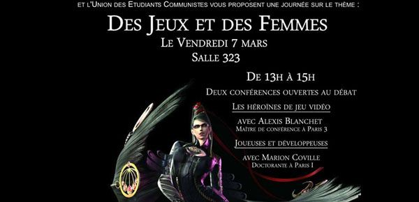 Affiche Semaine du Féminisme - Des Jeux et des Femmes