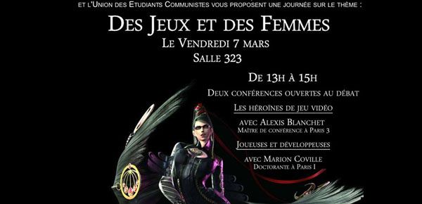 Affiche Semaine du Féminisme - Des Jeux et des Femmes Affiche Semaine du Féminisme - Des Jeux et des Femmes