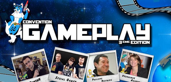 Affiche Gameplay Convention - Salon du jeux Vidéo, Cosplay, Manga