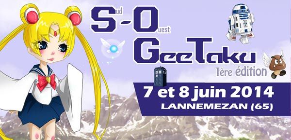 Affiche S-O GeeTaku - festival de Culture asiatique des Hautes Pyrénées
