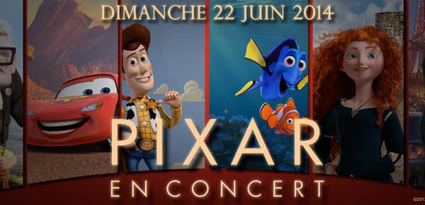 Affiche Concert Pixar au Palais des Congrès de Paris Affiche Concert Pixar au Palais des Congrès de Paris