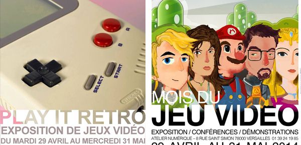 Affiche L'Atelier numérique de Versailles ouvre son mois du jeu vidéo
