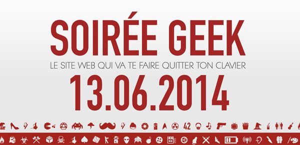 Affiche Soirée d'inauguration de Soireegeek.com