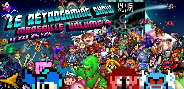 Affiche Concours cosplay Retro Gaming Show Marseille