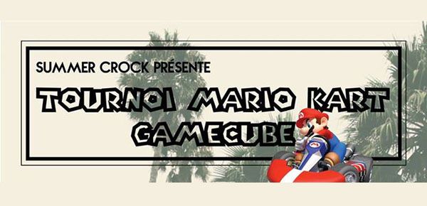Affiche Tournoi Mario Kart Gamecube