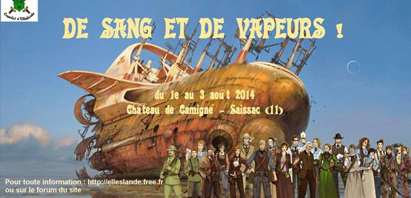 Affiche De Sang et De Vapeurs - Grandeur Nature Steampunk