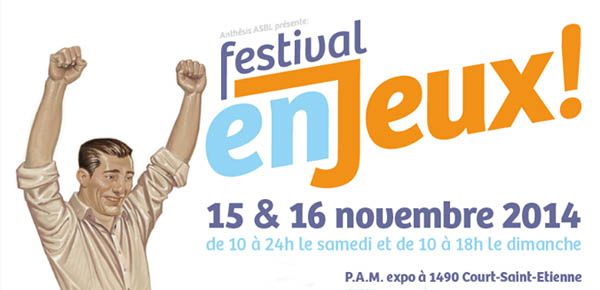Affiche Festival enJeux 2014 - 3ème édition Affiche Festival enJeux 2014 - 3ème édition