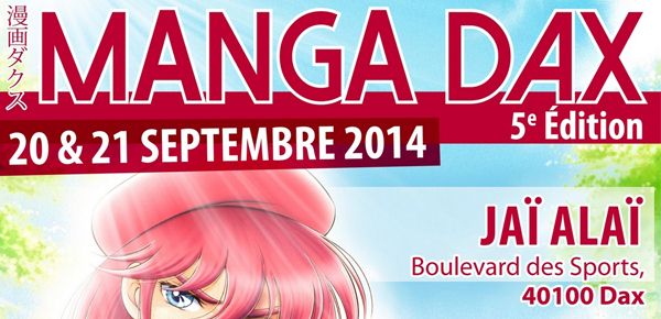 Affiche Manga Dax 2014 - 5ème édition