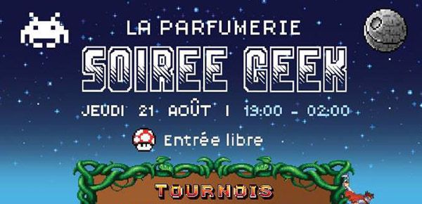 Affiche Soirée Geek 3.0 à la Parfumerie de Genève