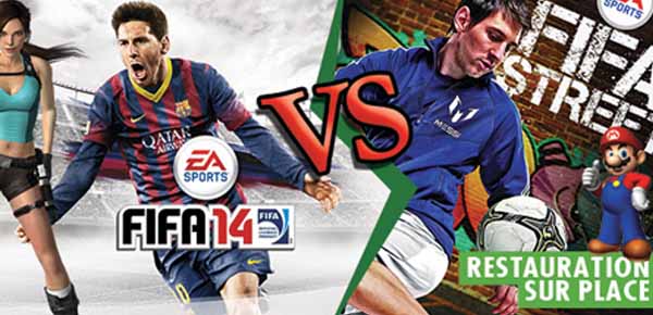 Affiche Lundi Bloggame - FIFA 14 vs FIFA Street