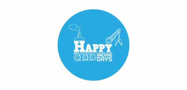 Affiche Les Happy Hacking Days - premier Happy Hackathon en Europe