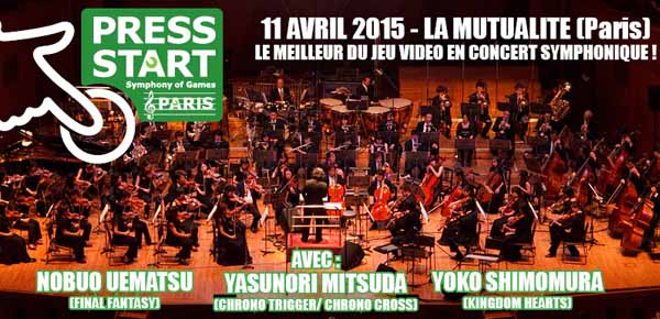 Affiche Press Start - Symphony of Games