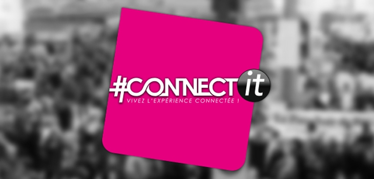 Affiche #Connect-it - salon dédié à la High Tech et aux Objets Connectés Affiche #Connect-it - salon dédié à la High Tech et aux Objets Connectés
