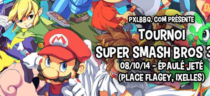 Affiche  Tournoi Super Smash Bros 3DS