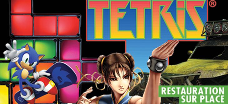 Affiche Lundi Bloggame - Tetris Party