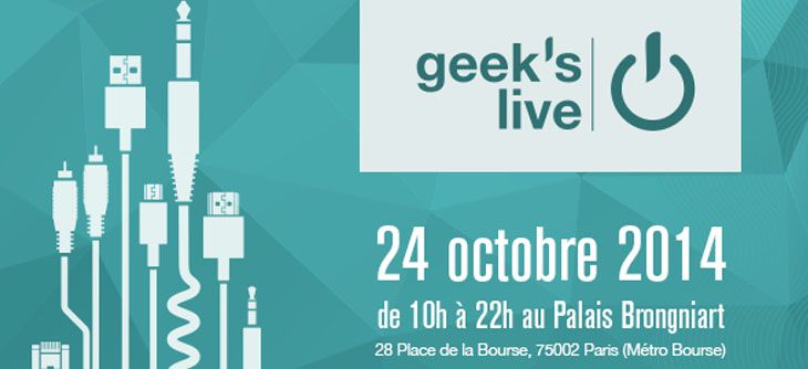 Affiche Geek's Live 7 - septième édition du salon Geek gratuit