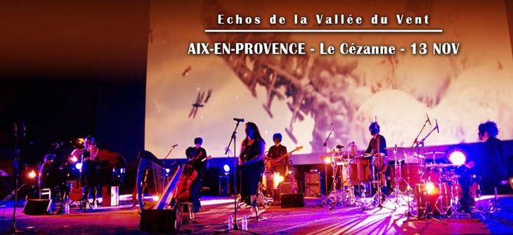 Affiche Echos de la Vallée du Vent à Aix en Provence - Concert Hommage aux films d'Hayao Miyazaki