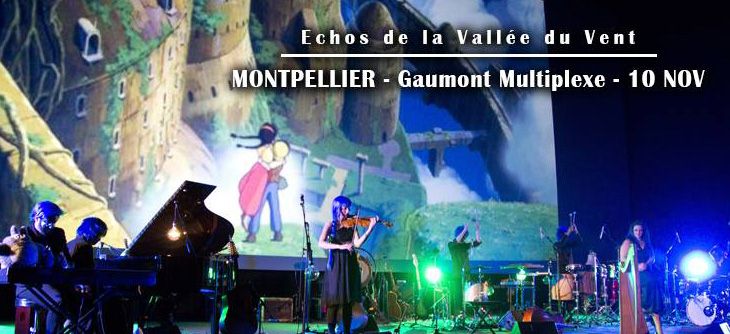 Affiche Echos de la Vallée du Vent à Montpellier - Concert Hommage aux films d'Hayao Miyazaki