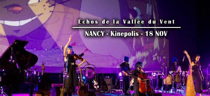 Affiche Echos de la Vallée du Vent à Nancy - Concert Hommage aux films d'Hayao Miyazaki