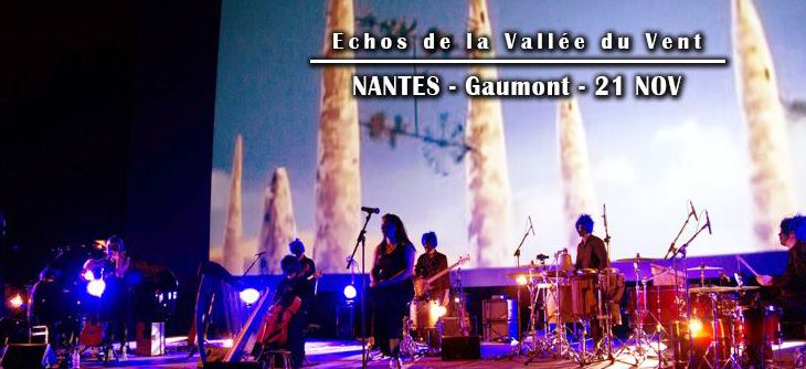 Affiche Echos de la Vallée du Vent à Nantes - Concert Hommage aux films d'Hayao Miyazaki