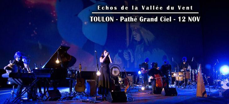 Affiche Echos de la Vallée du Vent à Toulon - Concert Hommage aux films d'Hayao Miyazaki