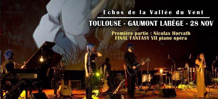 Affiche Echos de la Vallée du Vent à Toulouse - Concert Hommage aux films d'Hayao Miyazaki