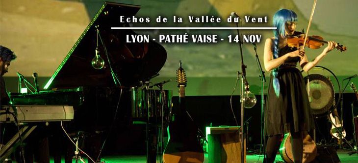 Affiche Echos de la Vallée du Vent à Lyon - Concert Hommage aux films d'Hayao Miyazaki