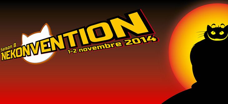 Affiche Nekonvention 2014 - 8ème édition de la convention manga et jeux vidéo
