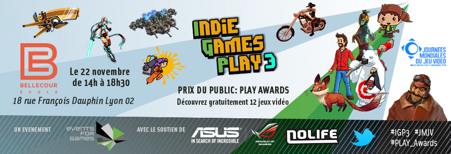 Affiche Indie Games Play 3