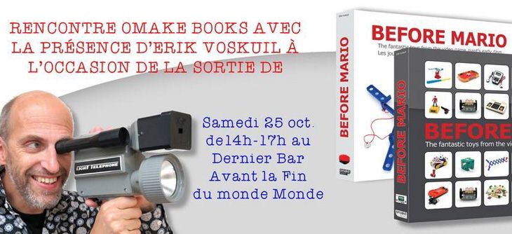 Affiche Rencontre Omaké Books avec Erik Voskuil, l'auteur de Before Mario