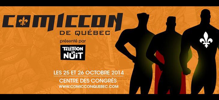 Affiche Comiccon de Québec 2014 - Première édition