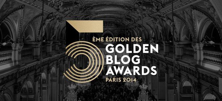 Affiche Golden Blog Awards 2014 - cérémonie des lauréats