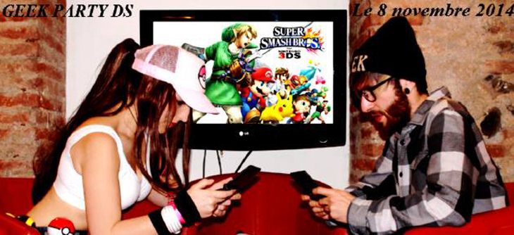 Affiche Geek Party DS et 3DS