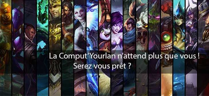 Affiche Comput'YourLan Toulouse VI - 40h de jeu vidéo non-stop
