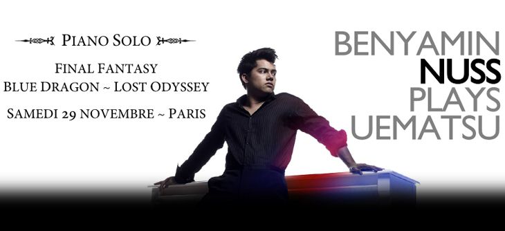 Affiche Benyamin Nuss Plays Uematsu pour la première fois en France