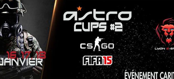 Affiche Astro Gaming Cups 2ème édition - Counter Strike et Fifa 15