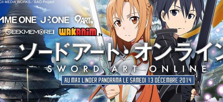 Affiche Nuit Sword Art Online au Max Linder Panorama