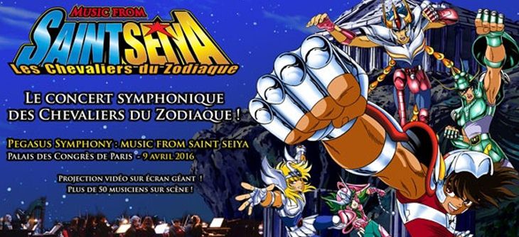 Affiche Concert symphonique Chevaliers du Zodiaque - Pegasus Symphony