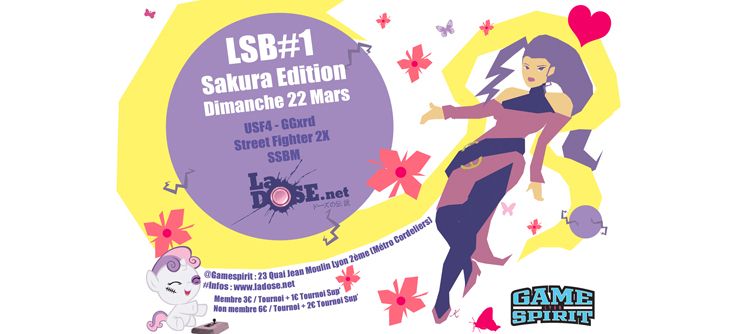 Affiche Lyon Street Battle 2015 - Sakura edition