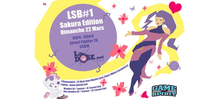 Affiche Lyon Street Battle 2015 - Sakura edition Affiche Lyon Street Battle 2015 - Sakura edition